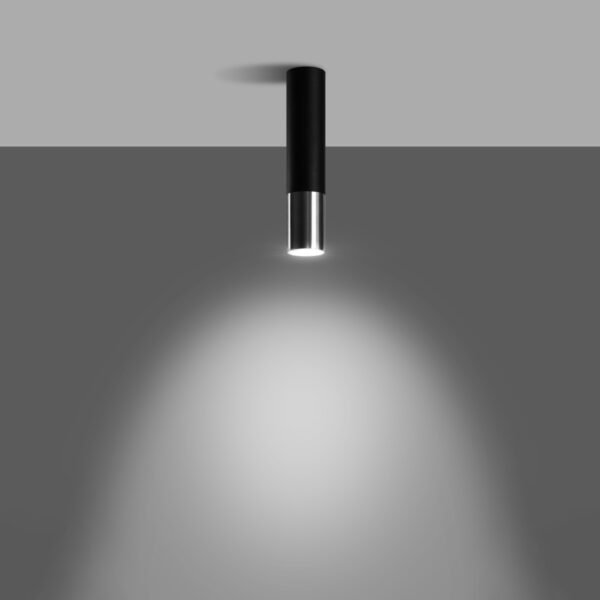 Ceiling Lamp Loopez Black/chrome Modern Ceiling Lights Great Lighting UK Ltd