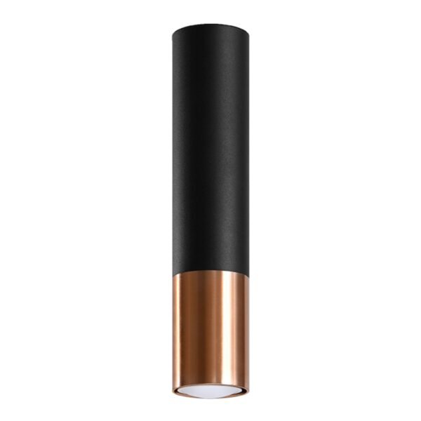 Ceiling Lamp Loopez Black/copper Modern Ceiling Lights Great Lighting UK Ltd