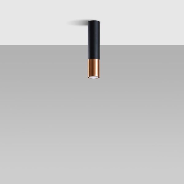 Ceiling Lamp Loopez Black/copper Modern Ceiling Lights Great Lighting UK Ltd