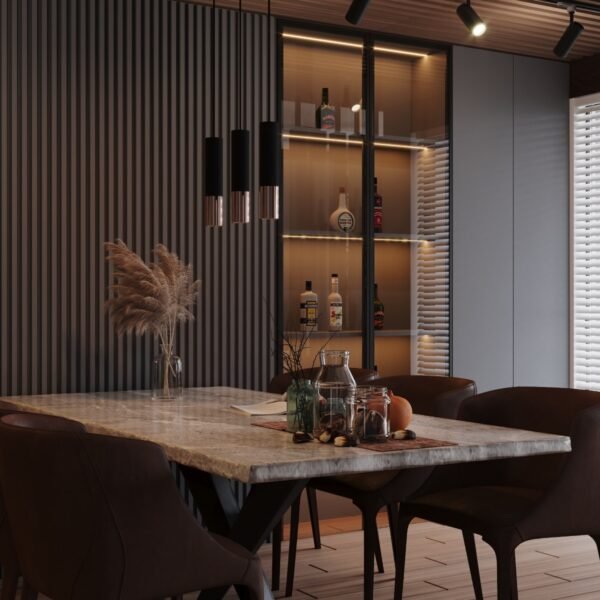 Pendant Lamp Loopez 1 Black/copper Modern Pendant Lights Great Lighting UK Ltd