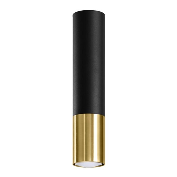 Ceiling Lamp Loopez Black/golden Modern Ceiling Lights Great Lighting UK Ltd