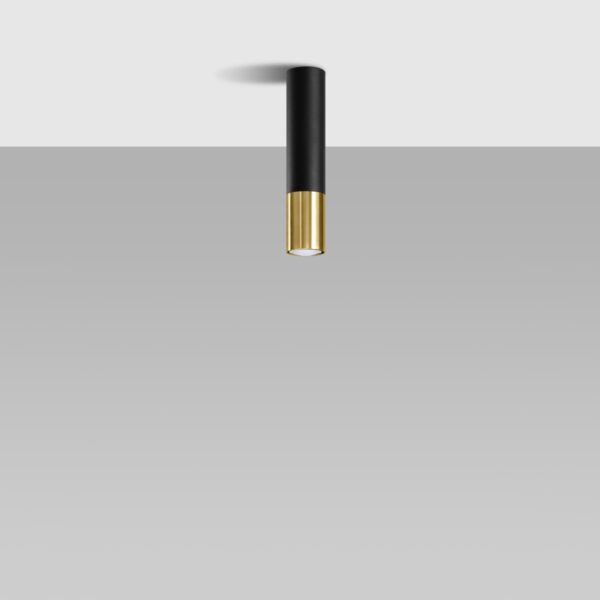 Ceiling Lamp Loopez Black/golden Modern Ceiling Lights Great Lighting UK Ltd