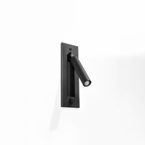 Wall Lamp Enif Black Single Wall Lights Great Lighting UK Ltd