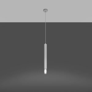 Pendant Lamp Wezyr 1 White Modern Single Pendants Great Lighting UK Ltd