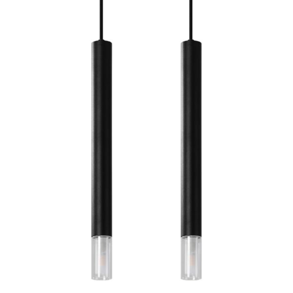 Pendant Lamp Wezyr 2 Black Multi Pendants Great Lighting UK Ltd