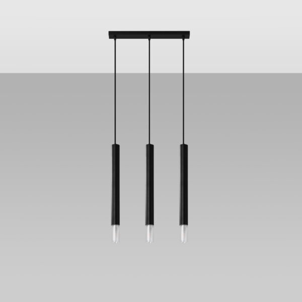 Pendant Lamp Wezyr 3 Black - Image 2