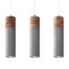 Pendant Lamp Zane 3 Grey Multi Pendants Great Lighting UK Ltd