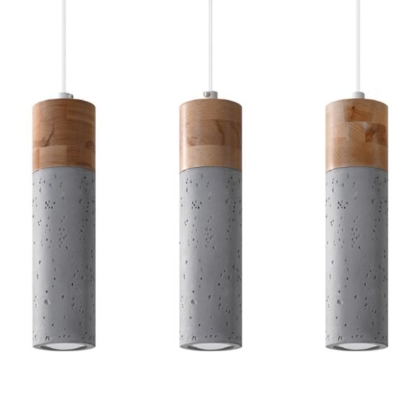 Pendant Lamp Zane 3 Grey