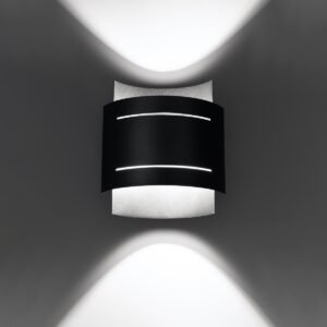 Wall Lamp Hestia Black Single Wall Lights Great Lighting UK Ltd