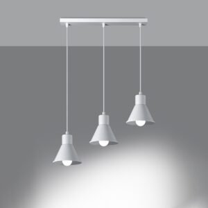 Pendant Lamp Taleja 3 White [e27] Multi Pendants Great Lighting UK Ltd
