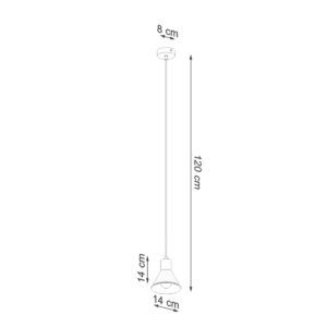 Pendant Lamp Taleja 1 Black [e27] Modern Single Pendants Great Lighting UK Ltd