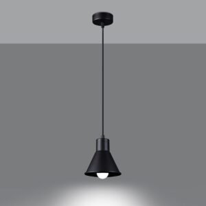 Pendant Lamp Taleja 1 Black [e27] Modern Single Pendants Great Lighting UK Ltd