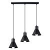 Pendant Lamp Taleja 3 Black [e27] Multi Pendants Great Lighting UK Ltd