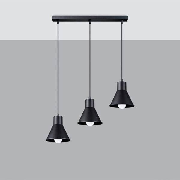 Pendant Lamp Taleja 3 Black [e27] - Image 2