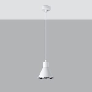Pendant Lamp Taleja 1 White [es111] Modern Single Pendants Great Lighting UK Ltd
