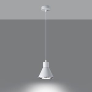 Pendant Lamp Taleja 1 White [es111] Modern Single Pendants Great Lighting UK Ltd