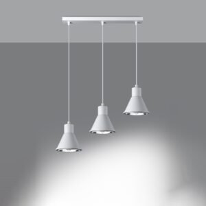 Pendant Lamp Taleja 3 White [es111] Multi Pendants Great Lighting UK Ltd