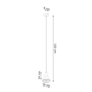 Pendant Lamp Taleja 1 Black [es111] Modern Single Pendants Great Lighting UK Ltd