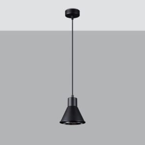 Pendant Lamp Taleja 1 Black [es111] Modern Single Pendants Great Lighting UK Ltd