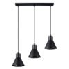 Pendant Lamp Taleja 3 Black [es111] Multi Pendants Great Lighting UK Ltd