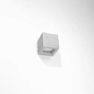 Wall Lamp Leo Concrete Single Wall Lights Great Lighting UK Ltd