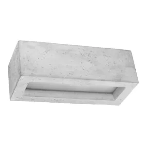 Concrete Wall Light Vega 30 Box Wall Lights Great Lighting UK Ltd