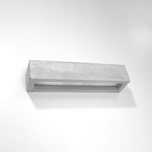 Wall Lamp Vega 50 Concrete Box Wall Lights Great Lighting UK Ltd