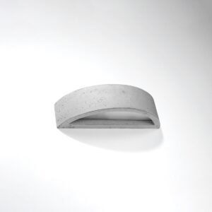 Wall Lamp Atena Concrete Box Wall Lights Great Lighting UK Ltd