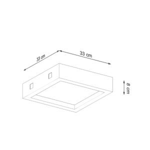 Riza Ceiling Light - Concrete Bedroom Ceiling Lights Great Lighting UK Ltd