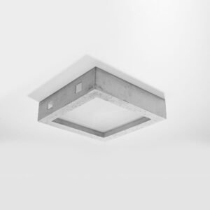 Riza Ceiling Light - Concrete Bedroom Ceiling Lights Great Lighting UK Ltd