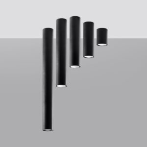 Ceiling Lamp Lagos 10 Black Single Ceiling Lights Great Lighting UK Ltd