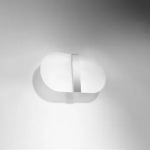 Salia Wall Light - White Panel Wall Lights Great Lighting UK Ltd