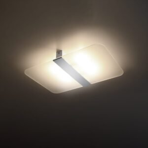 Azalia Ceiling or Wall Light - White Panel Wall Lights Great Lighting UK Ltd