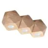 Wooden Pendant Ceiling Light Woody Three Light Bedroom Ceiling Lights Great Lighting UK Ltd