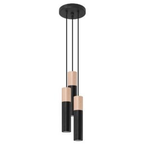 Pendant Lamp Pablo 3p Black
