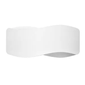 Tila Wall Light - White / 30cm Box Wall Lights Great Lighting UK Ltd