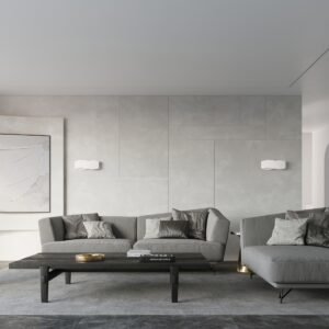 Wall Lamp Tila 40 White Box Wall Lights Great Lighting UK Ltd