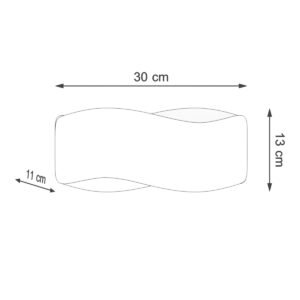 Wall Lamp Tila 30 Black Box Wall Lights Great Lighting UK Ltd