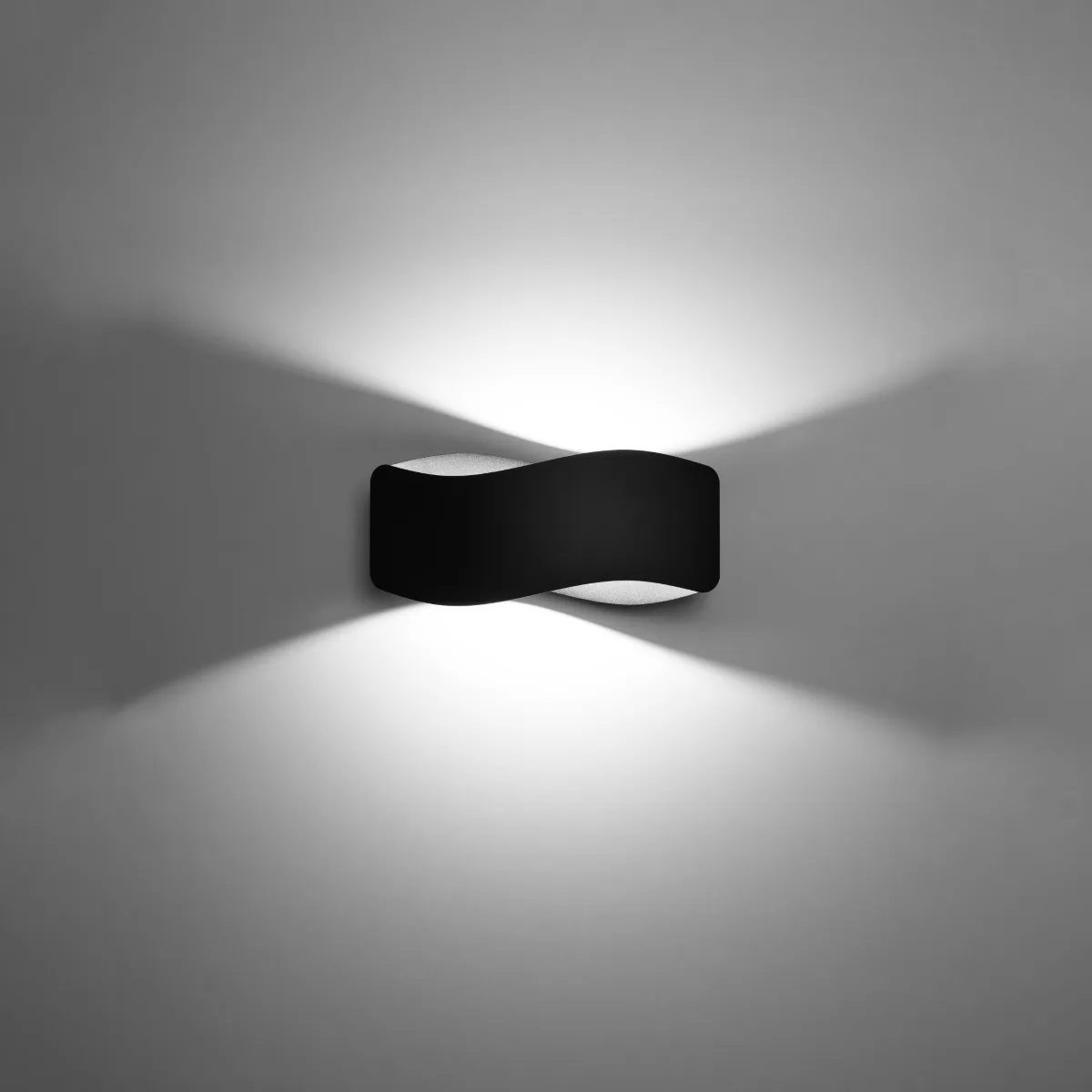 Tila 30cm Wall Light - Black Black Wall Lights Great Lighting UK Ltd