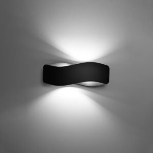 Wall Lamp Tila 40 Black Box Wall Lights Great Lighting UK Ltd