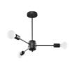 Chandelier Lango 3 Black Ceiling Chandeliers Great Lighting UK Ltd