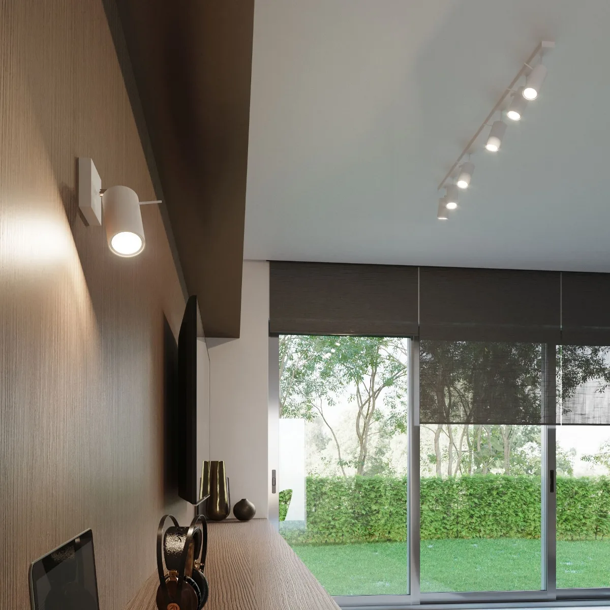 Ring Wall Light - White / With Switch Switched Wall and Reading Lights Great Lighting UK Ltd