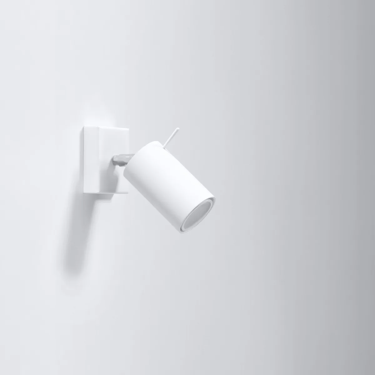 Ring Wall Light - White / With Switch Switched Wall and Reading Lights Great Lighting UK Ltd