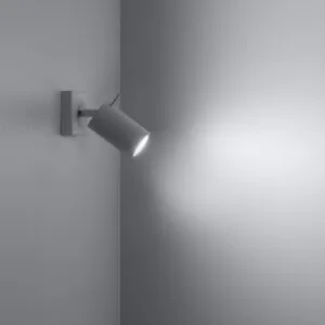Ring Wall Light - White / With Switch Switched Wall and Reading Lights Great Lighting UK Ltd