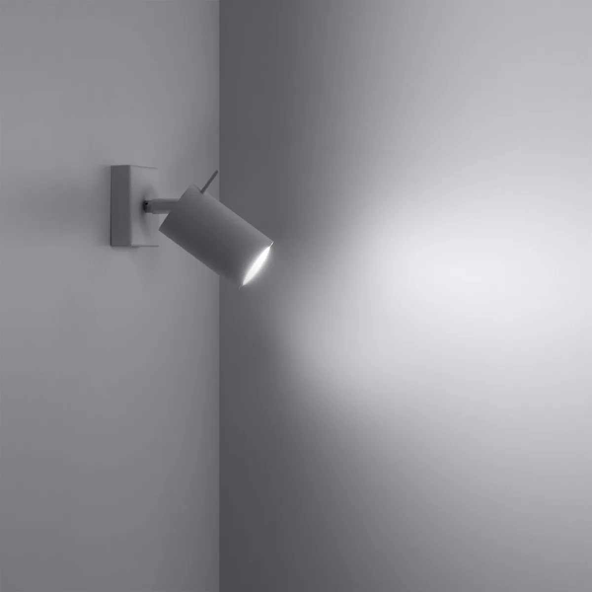 Ring Wall Light - White / With Switch Switched Wall and Reading Lights Great Lighting UK Ltd