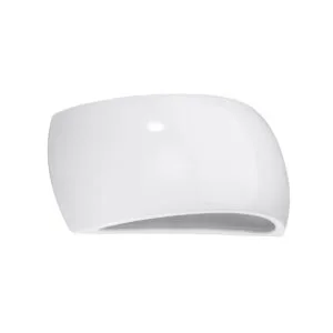 Ceramic Wall Light Pontius White Gloss Box Wall Lights Great Lighting UK Ltd