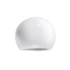 Varnished Wall Lamp Globe White Gloss Single Wall Lights Great Lighting UK Ltd
