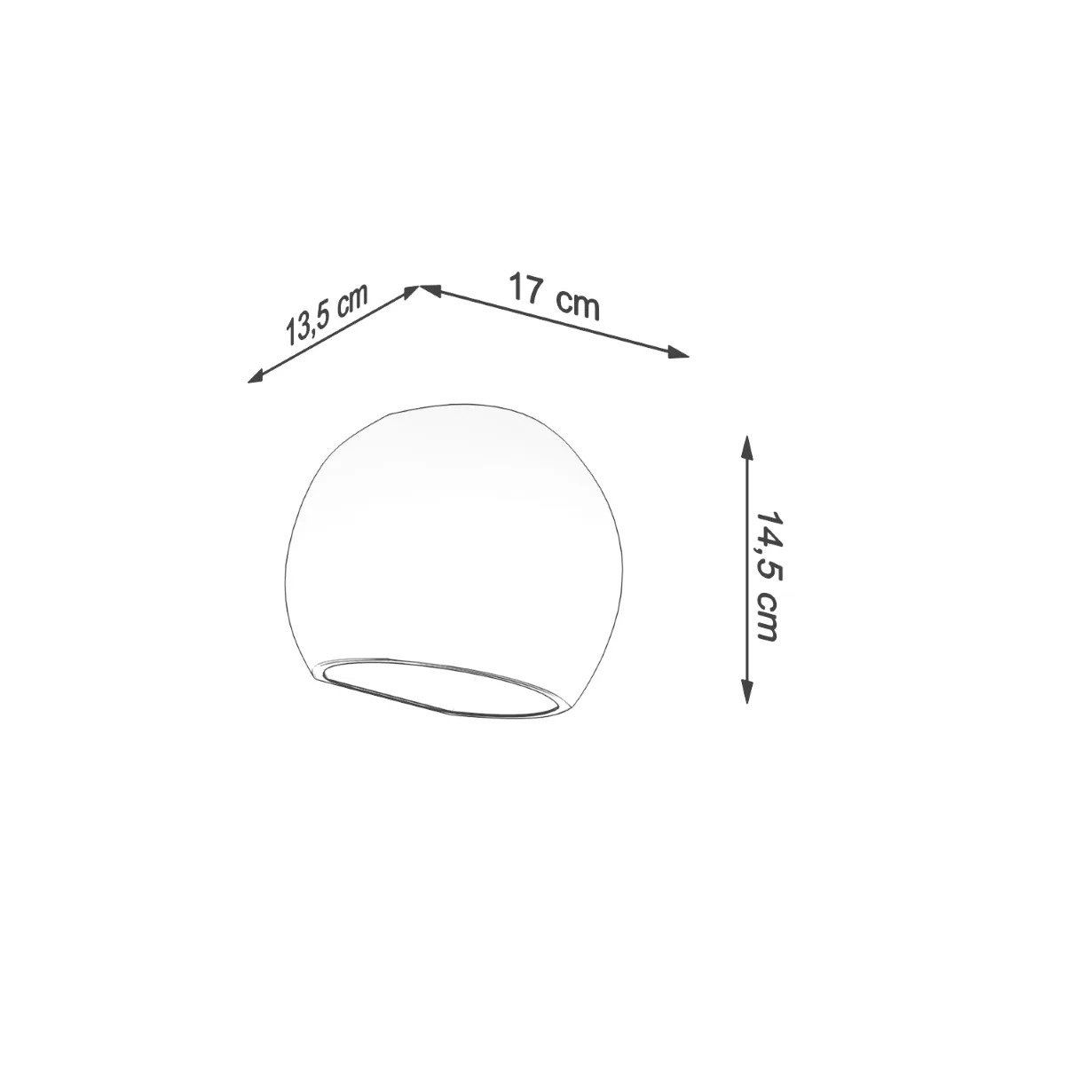 Ceramic Wall Light Globe White Gloss Contemporary Ceramic Lighting Great Lighting UK Ltd
