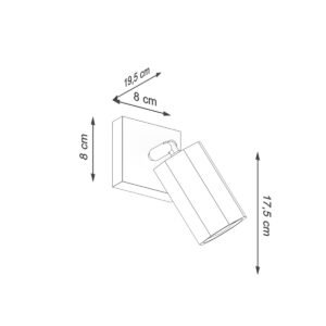 Wall Lamp Zeke Oak Single Wall Lights Great Lighting UK Ltd