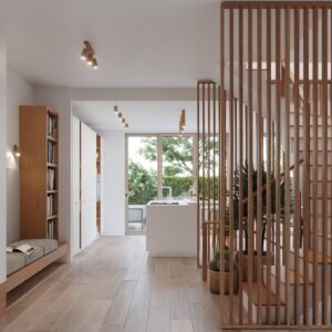 Wall Lamp Zeke Oak Single Wall Lights Great Lighting UK Ltd